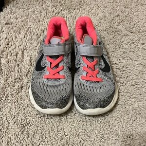 Nike Gray and Pink Sneakers Size 11 Toddler